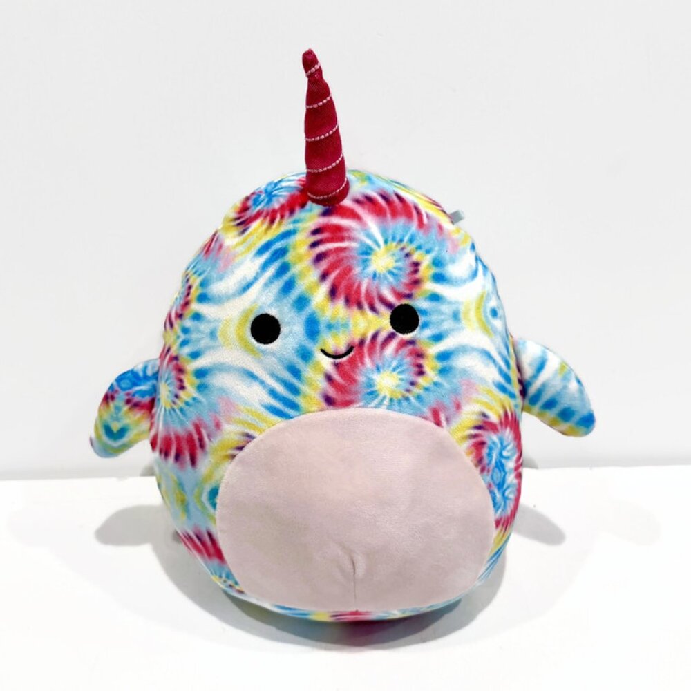 Squishmallows - Milaina the Narwhal, 8 Inch, Squishdate July 29, 2021